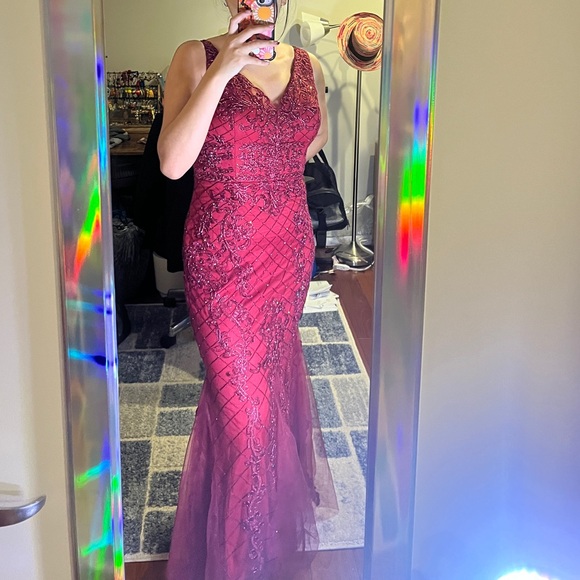 Nox Anabel Maxi dress size 12 (red) - Picture 4 of 7